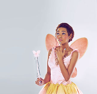 Girl in Butterfly Costume